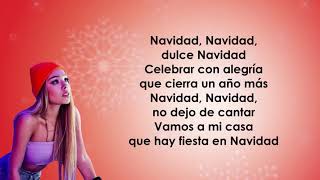 Danna Paola Morat  Dulce Navidad LetraLyrics [upl. by Euqitsym]