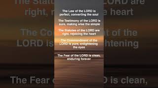 THE LAW OF THE LORD IS PERFECT [upl. by Akfir]