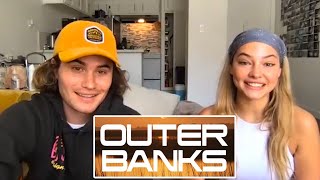 Outer Banks Stars Chase Stokes amp Madelyn Cline on How They Landed Roles [upl. by Julis945]