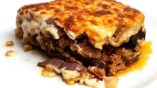 Greek HomeMade Moussaka Recipe [upl. by Adnaval]