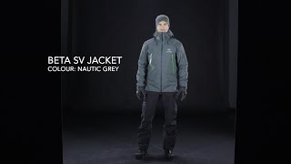 Arcteryx –Mens Beta SV Jacket – Nautic Grey [upl. by Ebsen]