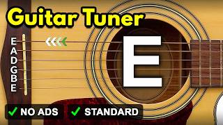 Guitar Tuner  Tune Standard Guitar Online  E A D G B E [upl. by Chrisman]