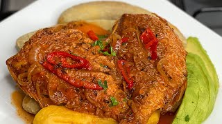 Brown Stew Fish  Caribbean Stew Fish Recipe  TERRIANN’S KITCHEN [upl. by Ame]