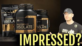 The NEW King  Optimum Nutrition Gold Standard Isolate Review [upl. by Errick]