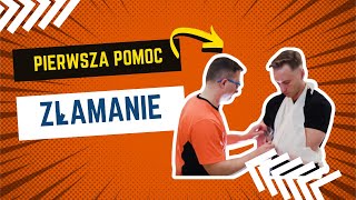 Złamanie pierwsza pomoc 🚨 złamanie [upl. by Donnenfeld655]