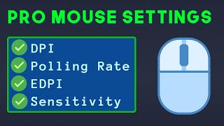 What the Pros are Using DPI Polling Rate EDPI  Mouse Settings [upl. by Orhtej]