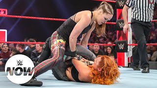 Ronda Rousey goes berserk on everyone WWE Now [upl. by Gipson137]