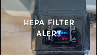 Germguardian HEPA filter ReplacementAlert Reset [upl. by Olcott936]