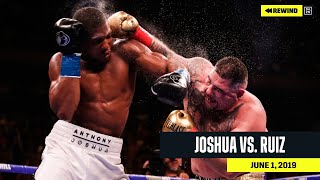 FULL FIGHT  Anthony Joshua vs Andy Ruiz DAZN REWIND [upl. by Narton210]