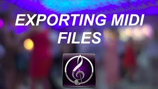 Sibelius 7 Exporting MIDI Files [upl. by Goines608]