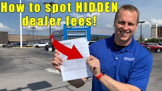 9 fees to NEVER pay a car dealership Tips on car buying how to negotiate and how to buy a car [upl. by Teiv]