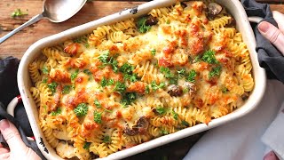 Chicken Alfredo Pasta Bake  the perfect creamy chicken pasta bake recipe [upl. by Roer]