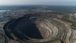 Siberias Diamond Mines Leave Gaping Holes In The Planet [upl. by Aivilo]