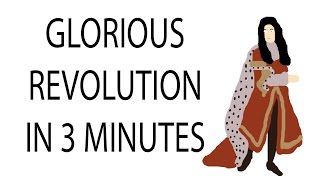 Glorious Revolution  3 Minute History [upl. by Lucille833]