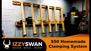 50 Dollar Homemade Clamps System  Woodworking Project [upl. by Joe]