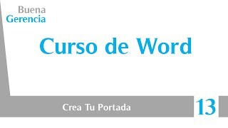 Como Insertar Una Portada en Word [upl. by Drolet100]