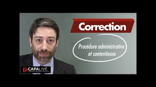 Correction CRFPA 2018 Procédure administrative contentieuse [upl. by Terencio]