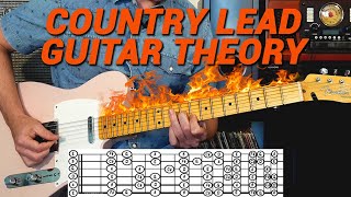 Country Lead Guitar Theory  Understand How to Improvise Country Guitar Solos [upl. by Canty]