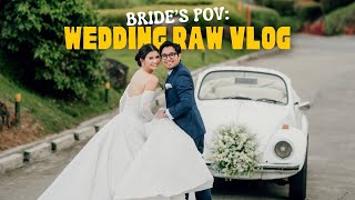 RAW WEDDING VLOG  Jen Barangan [upl. by Dunston]