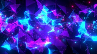 Geometric Bright Triangular Background video  Footage  Screensaver [upl. by Ihsorih157]