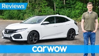 Honda Civic 2018 indepth review  carwow Reviews [upl. by Colbye8]