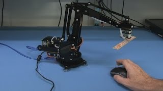 EEVblog 586  Open Source Hardware uARM 4Axis Desktop Robotic Arm Kickstarter [upl. by Eycats139]