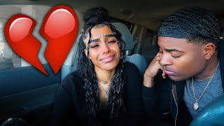 BREAK UP PRANK ON GIRLFRIEND SHE CRIED [upl. by Leeth]