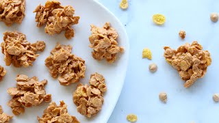 Cornflake Cookies Recipe No Bake 3 Ingredients No Flour No Eggs [upl. by Ahlgren]