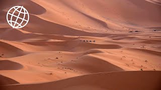 Erg Chebbi Dunes Merzouga Moroccan Sahara Amazing Places 4K [upl. by Zsamot]