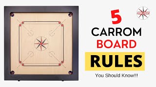 5 Carrom Board Rules You Should Know [upl. by Rehtae]