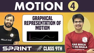 Motion 04  Graphical Representation of Motion  Slope and Area  Class 9  NCERT  Sprint [upl. by Ijuy]