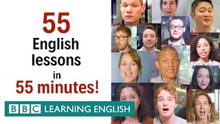 BOX SET 55 English lessons in 55 minutes Grammar amp Vocabulary Megaclass [upl. by Eiramrefinnej]