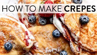 How to Make Crepes  Sallys Baking Recipes [upl. by Nela]