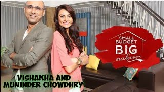 SMALL BUDGET BIG MAKEOVER BY MUNINDER CHOWDHRY VISHAKHA CHOWDHRY TASK OF GIVING HOMELY FEEL MAKEOVER [upl. by Anatol]