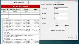 MultiPage Userform  Advanced Excel Userform Example [upl. by Kelam]