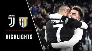 HIGHLIGHTS Juventus vs Parma  21  Cristiano Ronaldo at the double [upl. by Sawtelle]