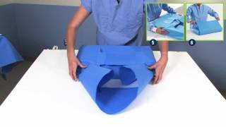 How to Use Halyard SMARTFOLD Sterilisation Wrap [upl. by Leod]