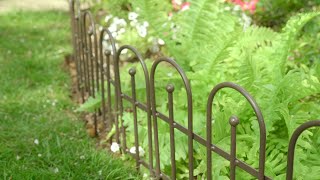 Iron Fence Wrought Iron Edging [upl. by Stagg977]