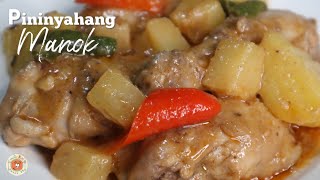 Pininyahang Manok Recipe  CREAMY PINEAPPLE CHICKEN [upl. by Lleumas]