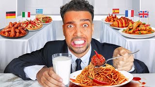 EATING THE SPICIEST FOOD FROM EVERY COUNTRY EUROPE EDITION [upl. by Zadoc]