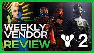 2nd April 2024  Weekly Vendor Reset Review  Destiny 2 [upl. by Solrak]