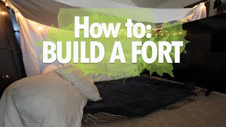 How to Build a Fort EASY amp SIMPLE [upl. by Marget972]