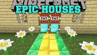 Minecraft MAKE YOUR HOUSE EPIC COMBINE BLOCKS INTO DOORS ANIMATIONS SECRET DOORS Mod Showcase [upl. by Oates811]