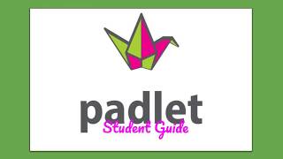 Padlet Student Guide Getting Started [upl. by Garek]