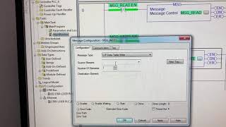 RSLOGIX5000 MSG CompactLogix to CompactLogix Ethernet Comm [upl. by Fital]