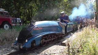 2017 Aug 27 Stapleford Park Miniature Railway Open Weekend [upl. by Erdnaid]