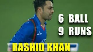 Rashid Khan Blowing 6 Bowl 9 Runs Needed 3rd T 20 Ban Vs Afg [upl. by Reh]