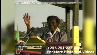 Dr Obote Welcomes Dr Kenneth Kaunda in Gulu 1984 [upl. by Etteloiv]