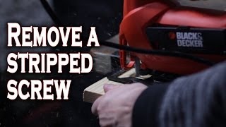 5 Ways to Remove Stripped Screws [upl. by Zenger]