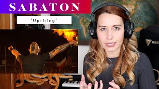 Sabaton quotUprisingquot REACTION amp ANALYSIS by Vocal CoachOpera Singer [upl. by Tenahs574]